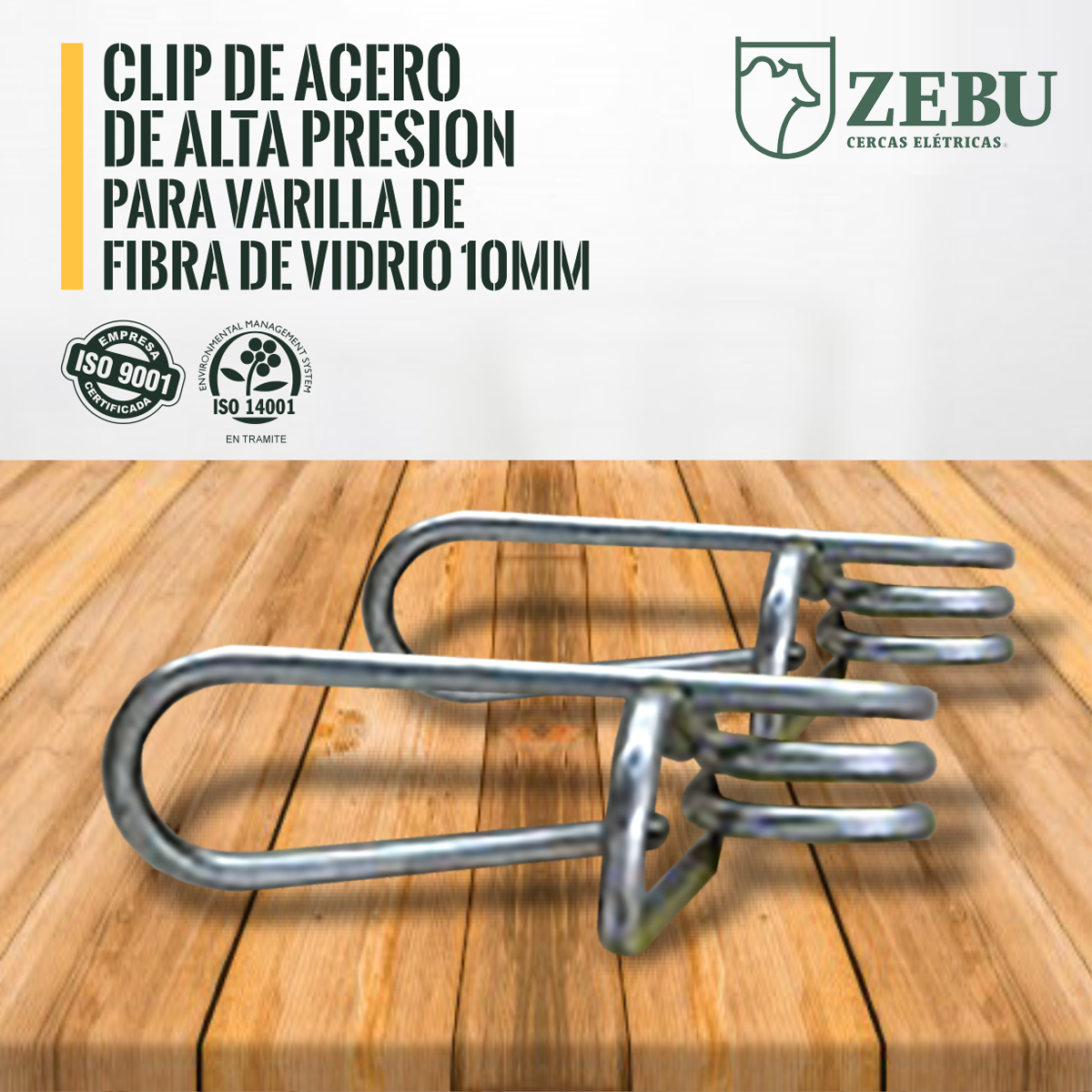 Clip varilla